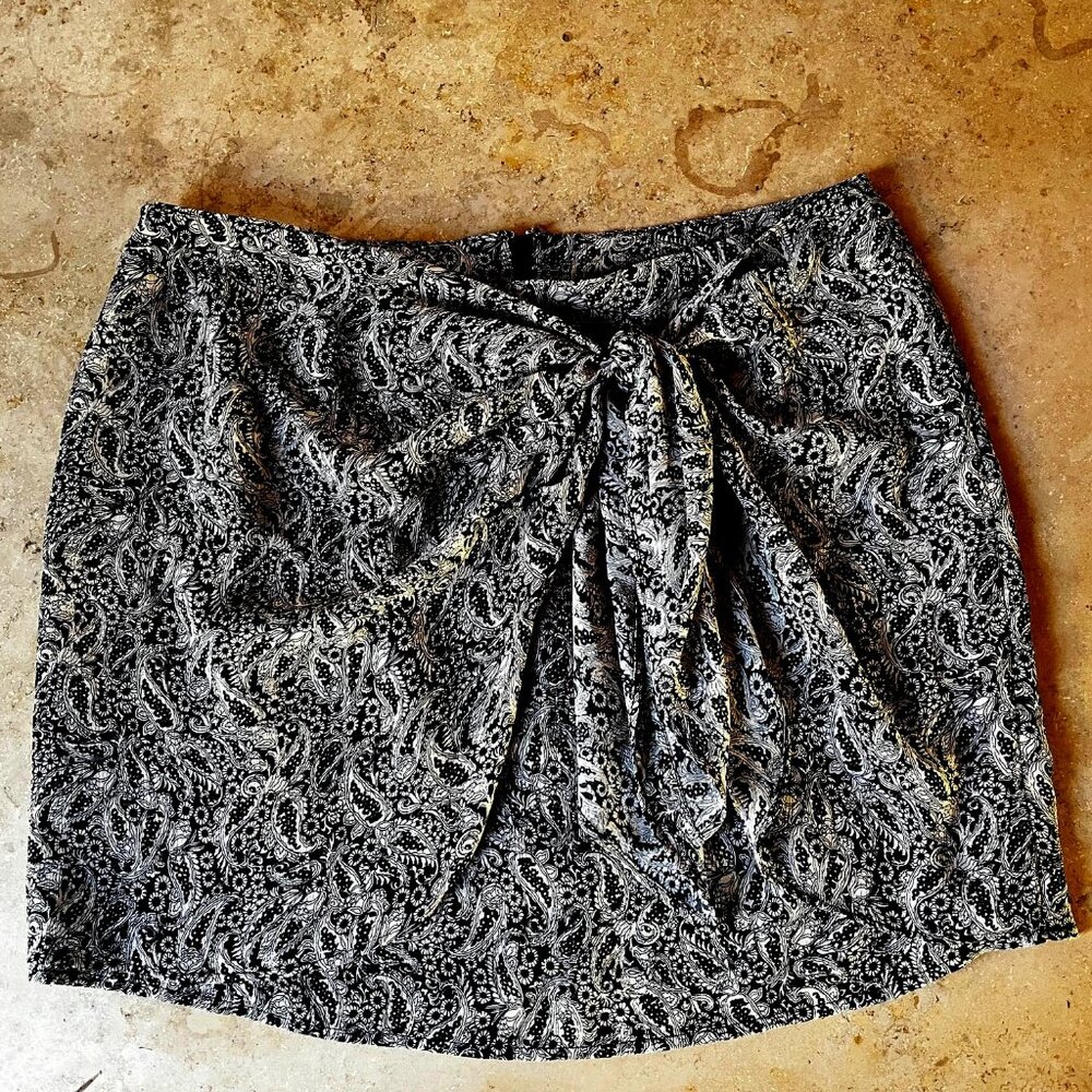 Sezane Aida Wrap Skirt - Paisley - Women's Size 38 (Size 6)  - Like New